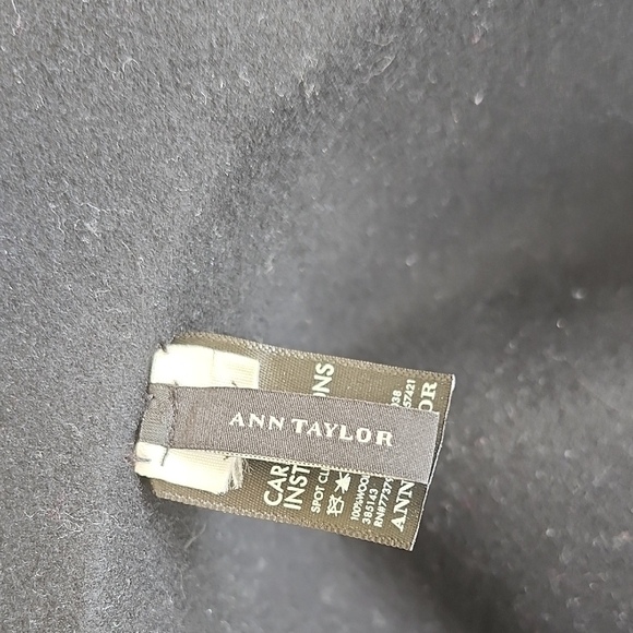 100% Wool Hat Ann Taylor Stylish and versatile Classic Black Felt Wide-Brim - Picture 3 of 7